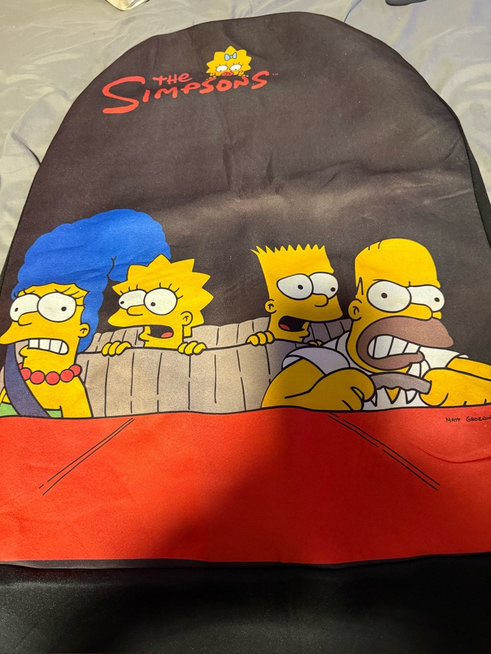 Vintage Y2K “ The Simpsons “ Branded  Car seat Cover 2003 collectible